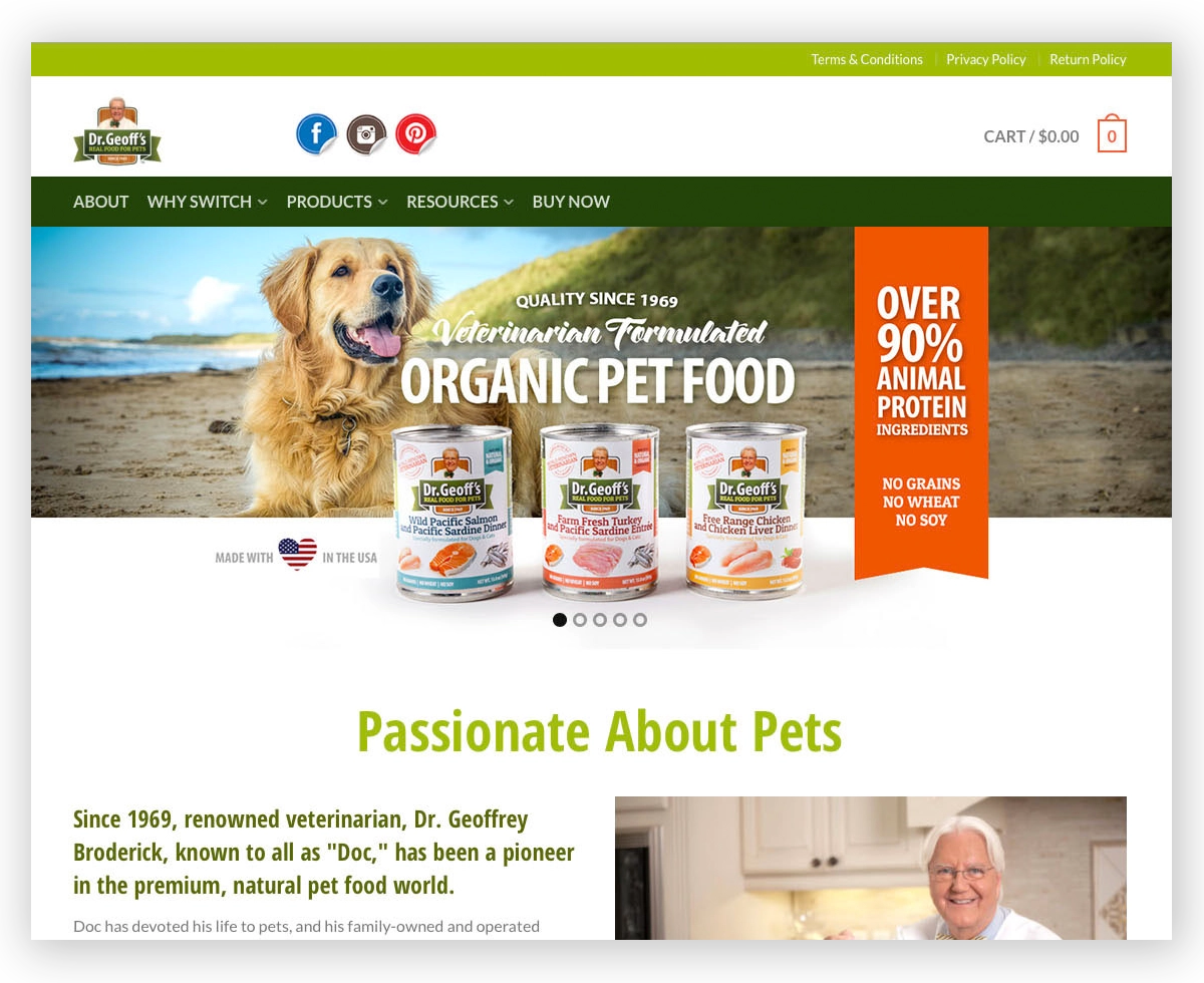 petfood-ecommerce-design